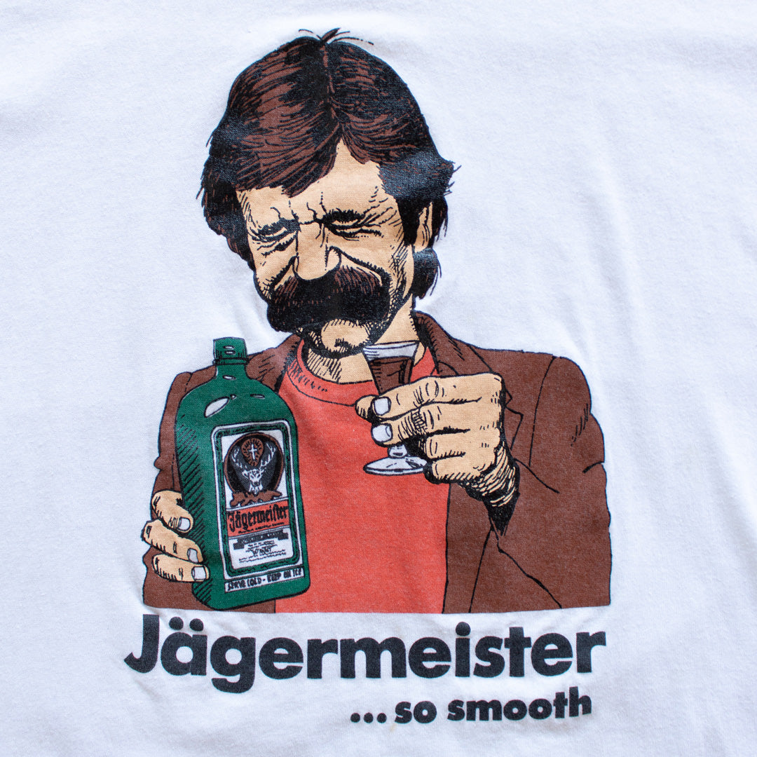 Vintage 1980s Jägermeister So Smooth T-Shirt - Small – Tall Vintage 1980s Jägermeister So Smooth T-Shirt - Small – Tall