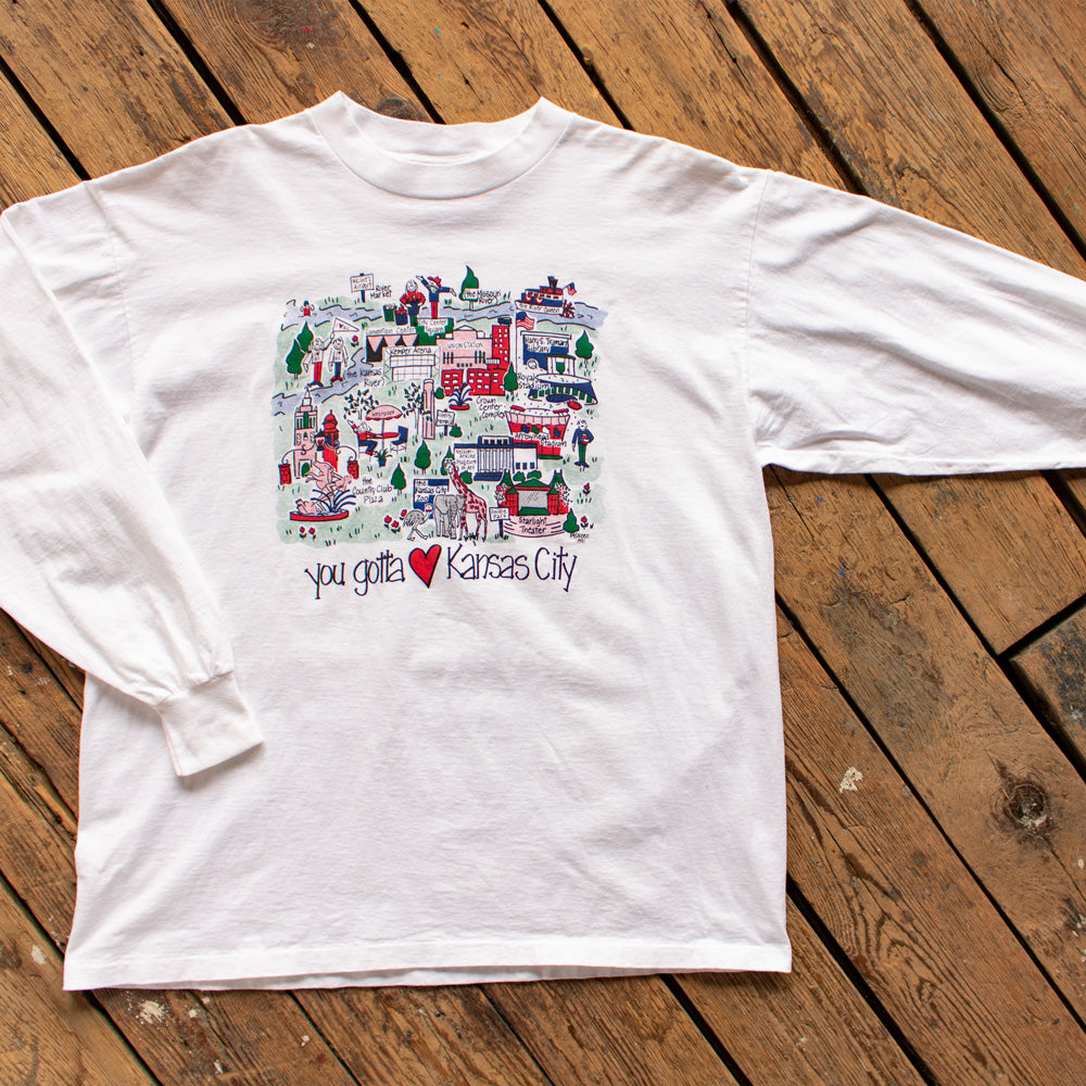 Vintage 1990s You Gotta Love KC Tee - L/XL – Tall Tale Vintage